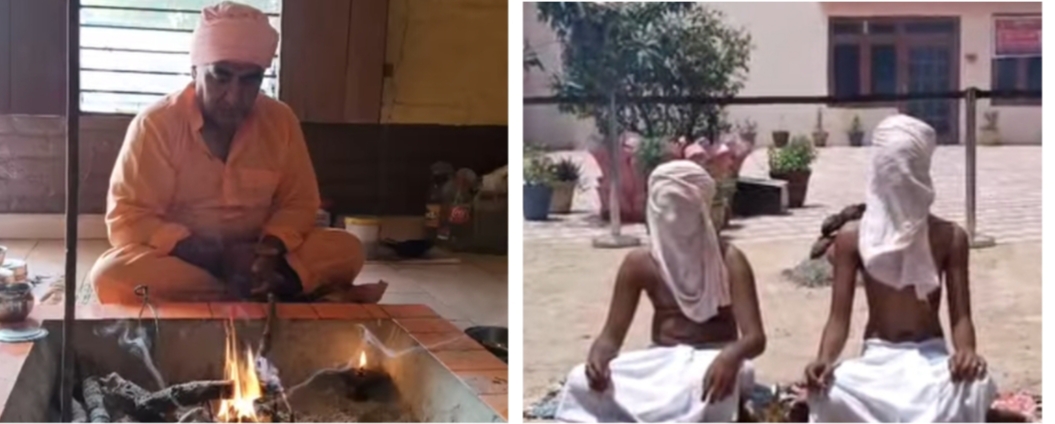 41-day Dhuni Tapasya continues uninterrupted at Kutiya 108, Sant Baba Dhyan Das Dhune Wale Gaushala, Lageri Road, Mahilpur